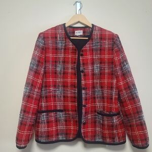 Koret Women's plaid Jacket size 14